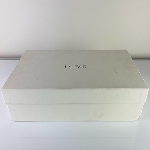 NEW BY FAR BEIGE LINEN HEELS - Picture 14 of 15